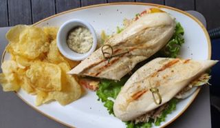 Baguete Bacon e Queijo 