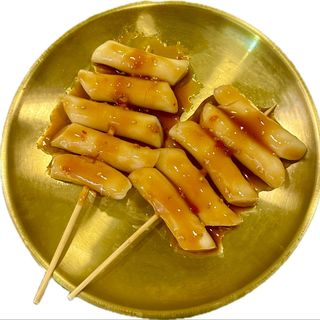 Spiedini di gnocchi di riso