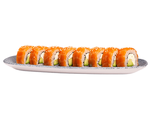 Uramaki creamy cheese łosoś