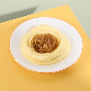 Пюре естета з карамелізованою цибулькою