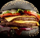 Подвійний Чорний Шефбургер з бараниною