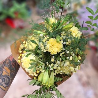 Ramillete Claveles y Asltromerias "Frigiliana"