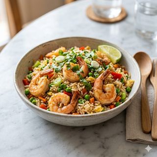 Wok de Arroz, Gambas