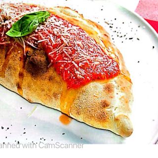 Calzone de jamón