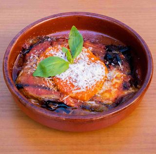 Parmigiana de berenjenas