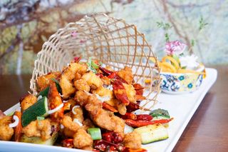 Pollo De Corral Al Wok 