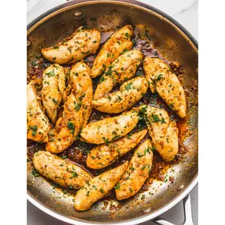 Garlic Butter Chicken Strips