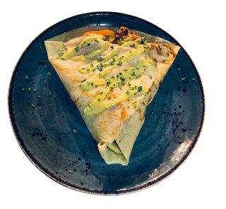 Crêpe Sweet chicken curry