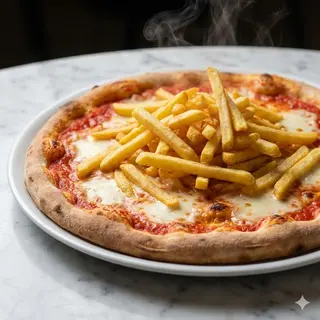 Margherita con Patatine