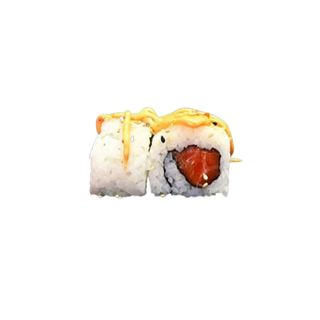 91. Uramaki Salmón Picante (8 Uds.)