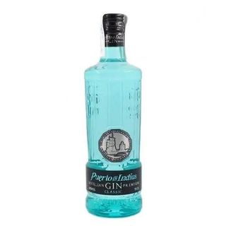 Puerto de Indias azul (70 cl.) + bolsa de hielo