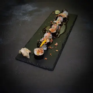 Grill salmon roll