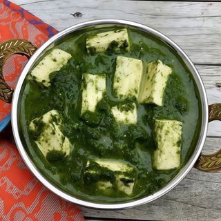 Palak paneer vegetariano