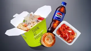 Комбо Лапша в сливочном соусе