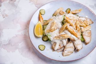 Салат "Цезарь с курицей"