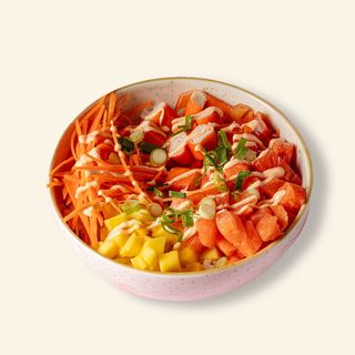 Poke Salmón & Tropical.