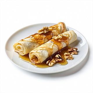 Палачинка с мед и орехи