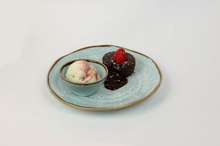 Petit gateau com Gelado