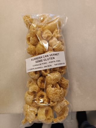 Cornes de porc sense gluten