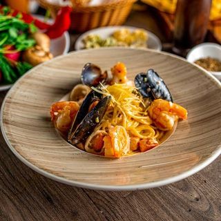 Лингвини с морепродуктами