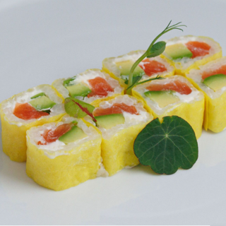 505.hosomaki soy salmone avocado(8pz) 豆皮三文鱼牛油果