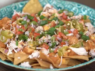 Super Nachos De Pollo