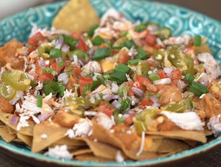 Super Nachos De Pollo