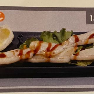 Spiedini di calamari alla griglia