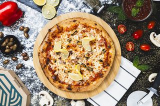 Pizza ai Frutti Di Mare Grande