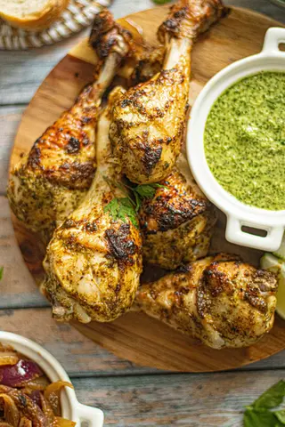 1/2 Poulet + Attiéké
