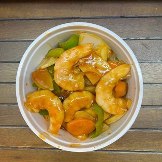 Gambas gonbao picante