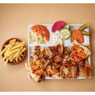Plat shawarma de poulet 