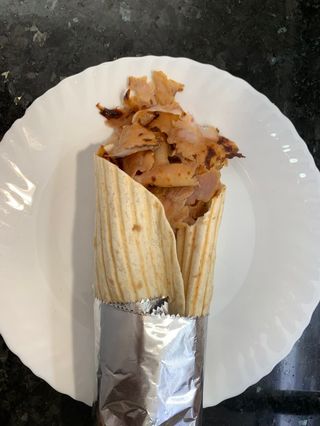 Kebab rollo solo carne sin ensalada 