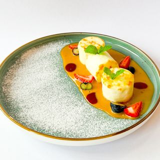 Сырники с солёной карамелью