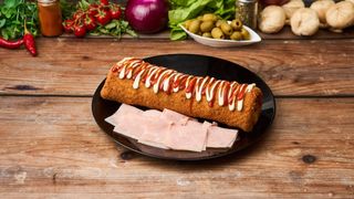 Pohovana palačinka šunka