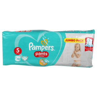 Pampers Pants pelene Junior 5 Jumbo pakovanje 12-18 kg 48 komada
