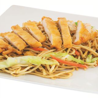 #24A Tallarines con pechuga de pollo grande