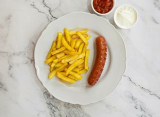 Kids Sausages And Chips