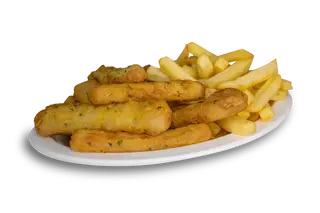 Plato Combinado De Palitos De Pescado (8 Uds.)