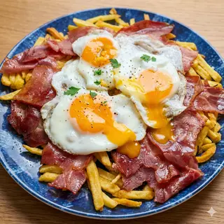 Huevos Rotos Con Jamón