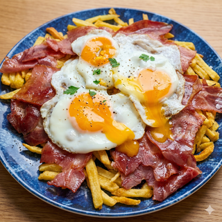 Huevos Rotos Con Jamón