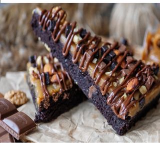 Брауни с млечен карамел