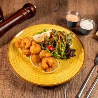 Creveţi crocanţi cu sos de lămâie