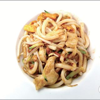 udon con pollo