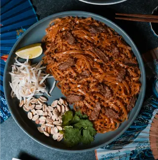 Pad Thai z wołowiną