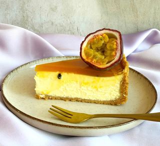 Cheesecake de maracuyá (ración)