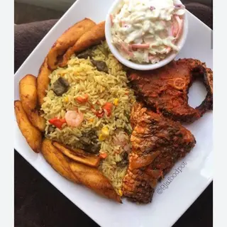 FRIED RICE X FRIED FISH X PLANTAIN 