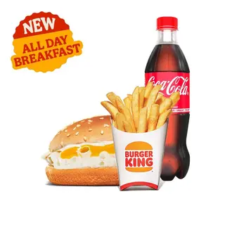 Egg Burger Large Meal