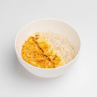 Овсяная каша с бананом