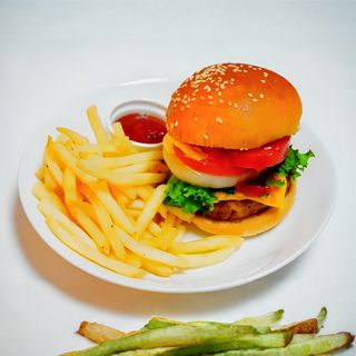 Assiette Hamburger